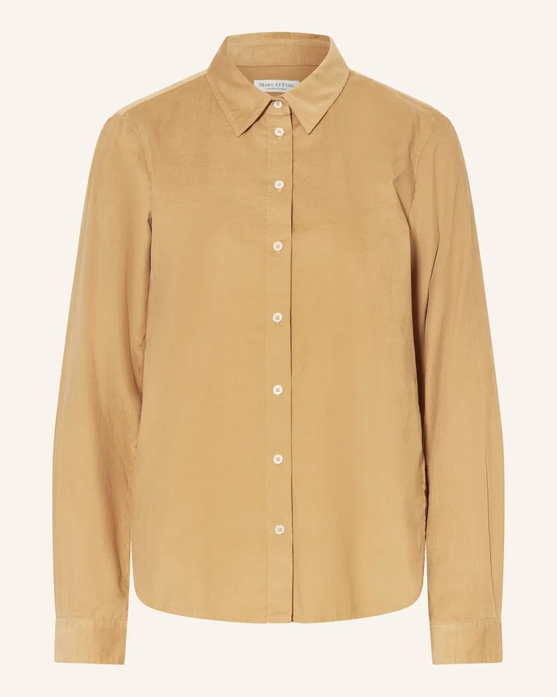 Marc O'Polo Hemdbluse aus Cord Beige