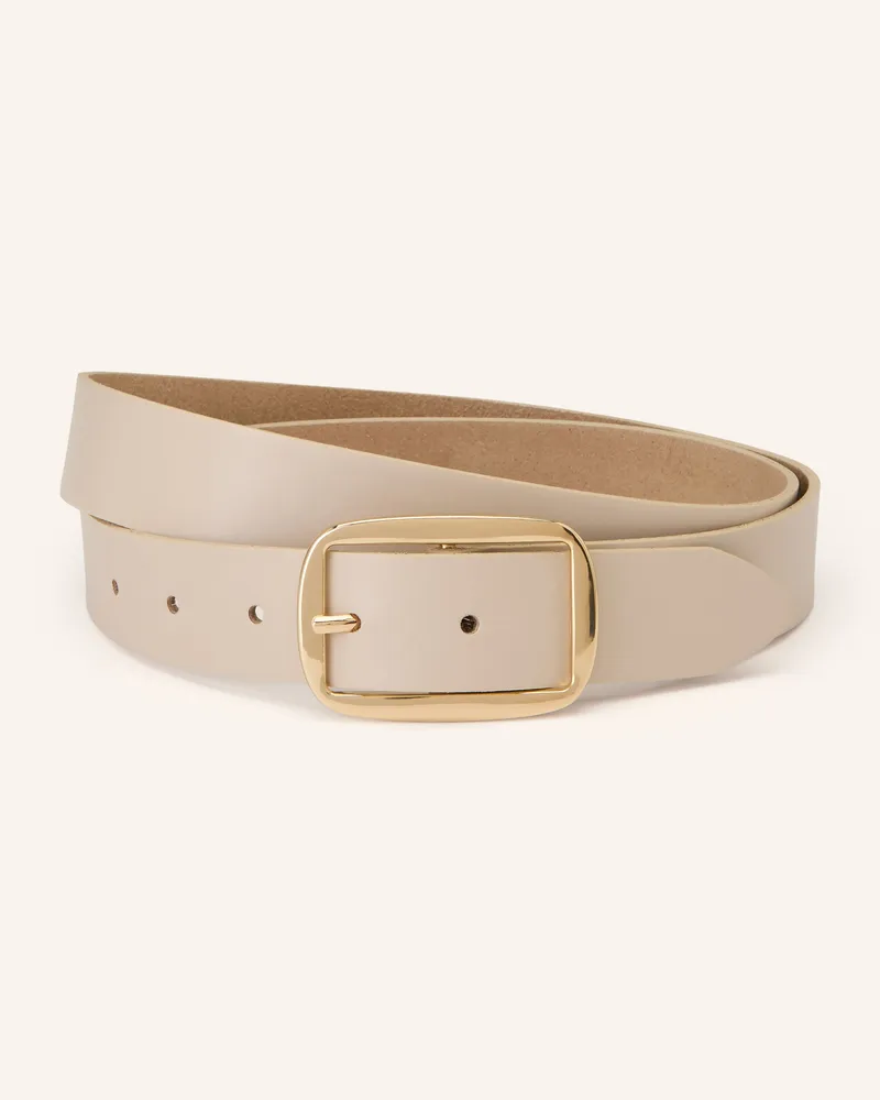 Vanzetti Ledergürtel beige Creme