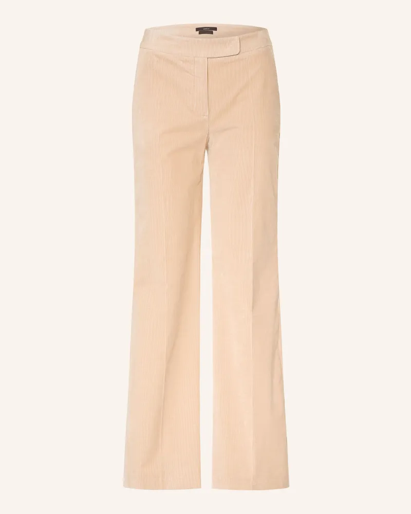 windsor. Marlenehose Aus Cord beige Hellbraun