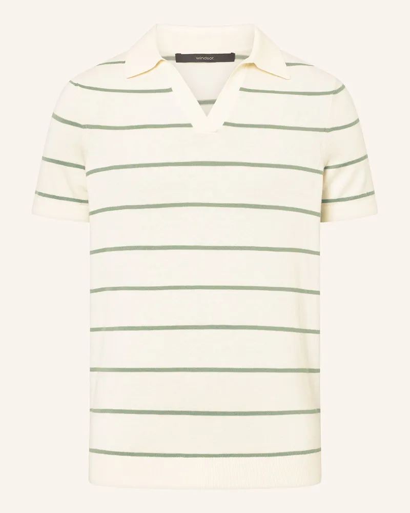 windsor. Strick-Poloshirt CASHMILO Creme