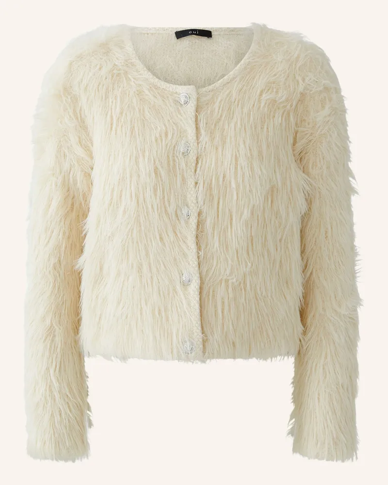 Oui  Jacke grau Beige