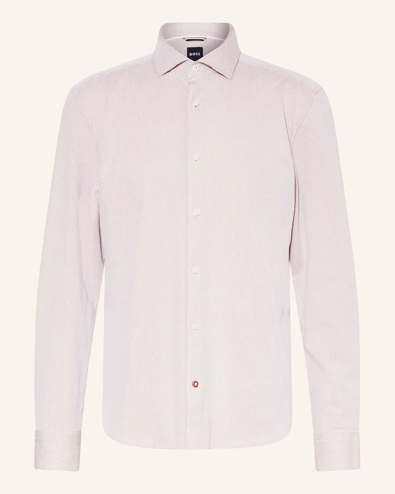 HUGO BOSS Hemd HAL Casual Fit Beige
