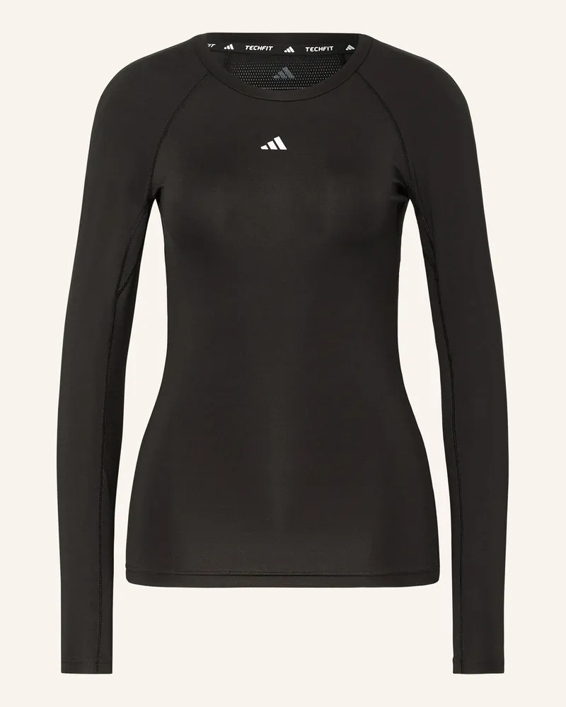 adidas Longsleeve TECHFIT Schwarz