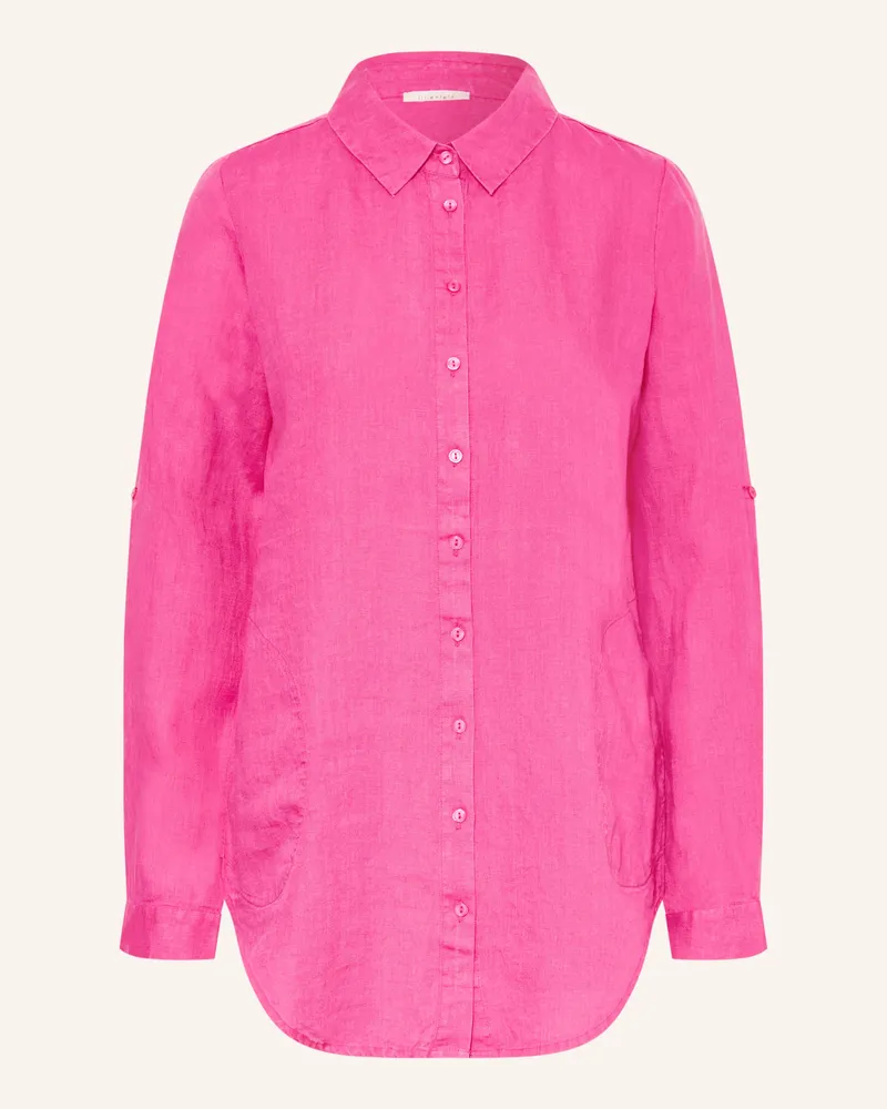 lilienfels Hemdbluse Aus Leinen pink Pink