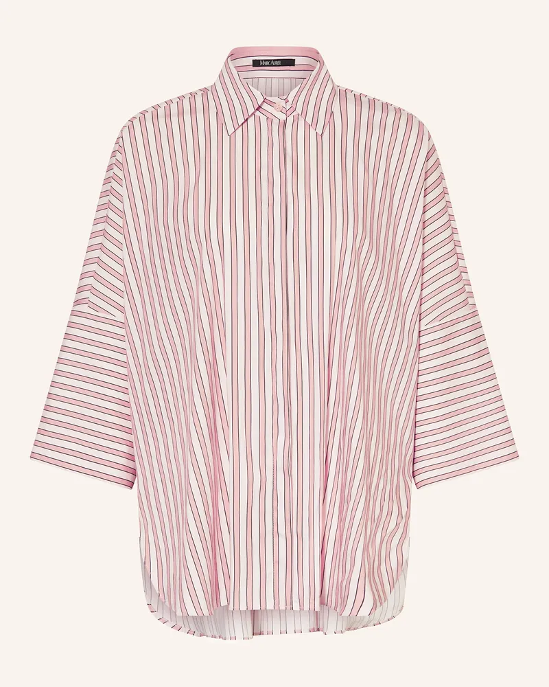 MARC AUREL Oversized-Hemdbluse Mit 3/4-Arm rosa Hellrosa