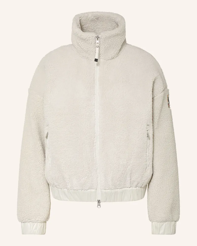 Parajumpers Teddyfell-Jacke Sori weiss Ecru