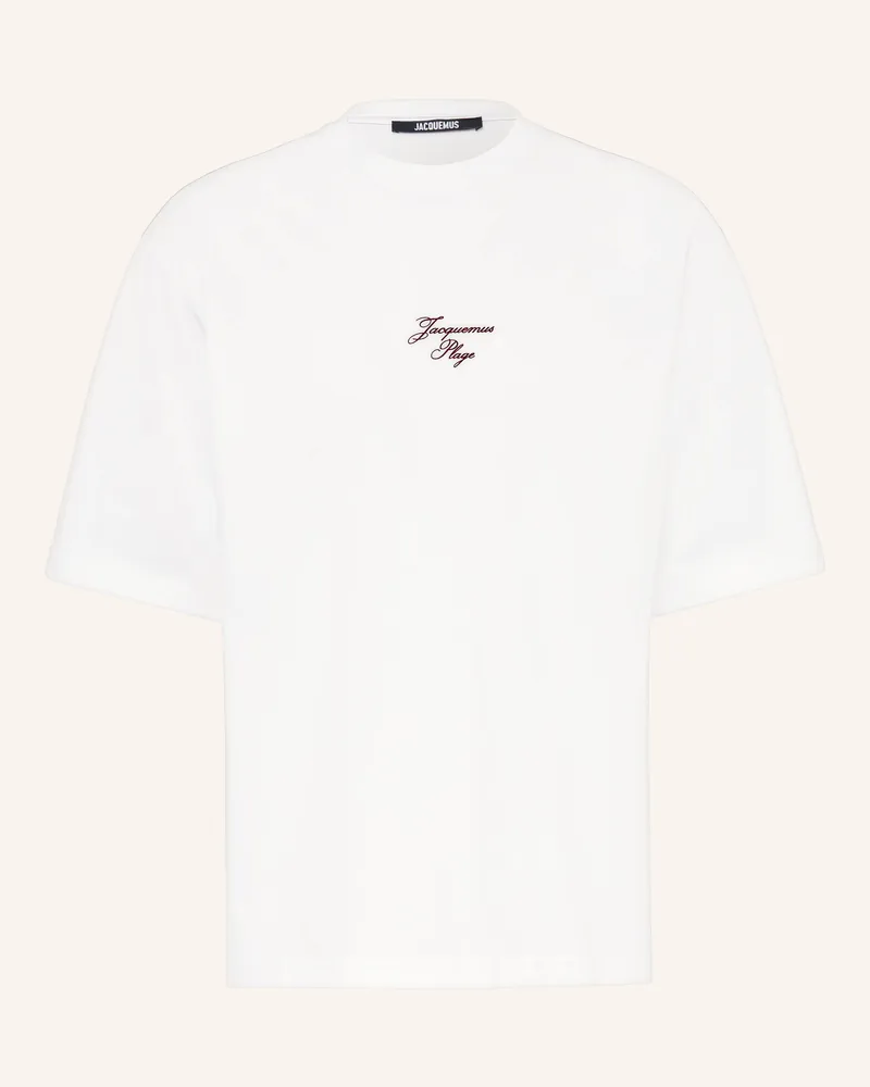 Jacquemus Oversized-Shirt Le T-Shirt Bateau weiss Weiss