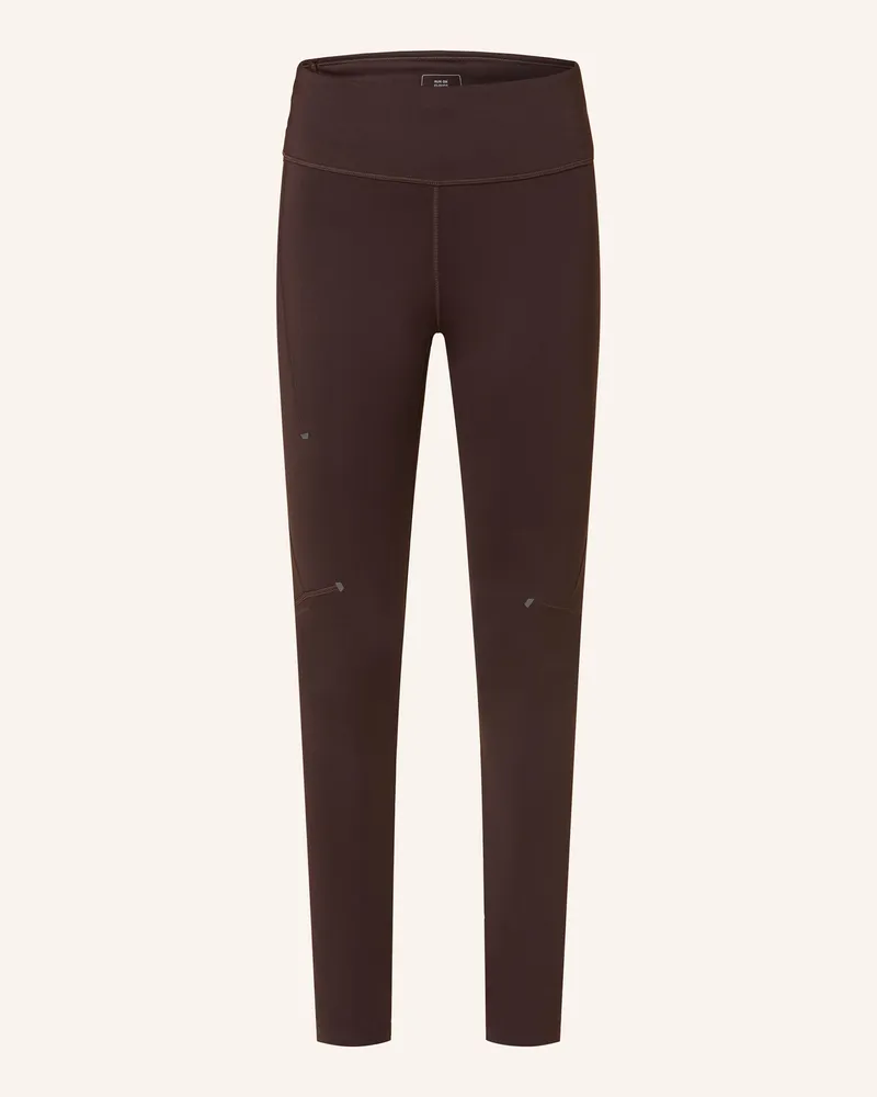 ON Lauf-Tights PERFORMANCE Braun