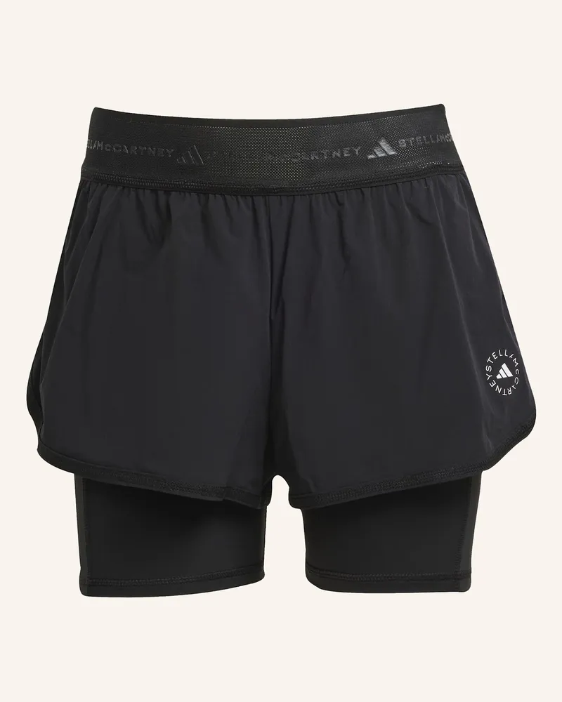 adidas Adidas By Stella Mccartney Training 2-In-1 Shorts schwarz Schwarz