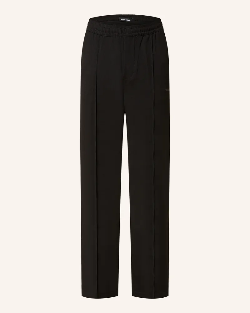 PEGADOR Hose MOYE im Jogging-Stil Wide Fit Schwarz