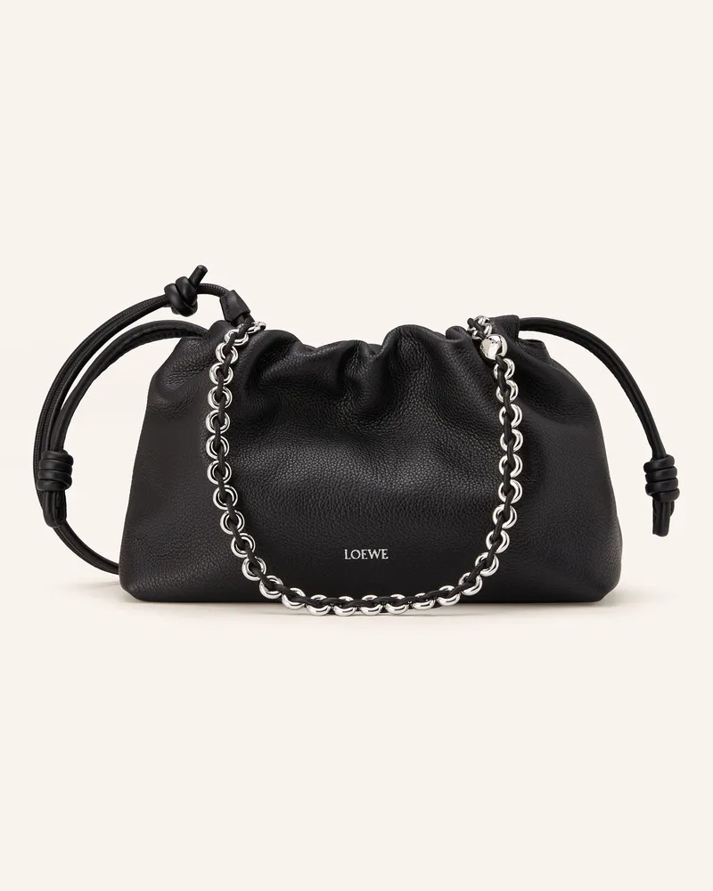 Loewe Schultertasche FLAMENCO Schwarz