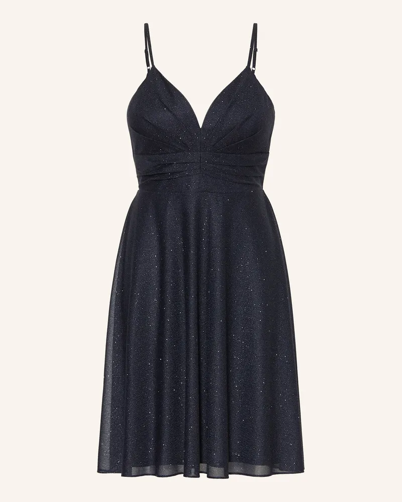 Vera Mont Cocktailkleid Mit Glitzergarn blau Dunkelblau