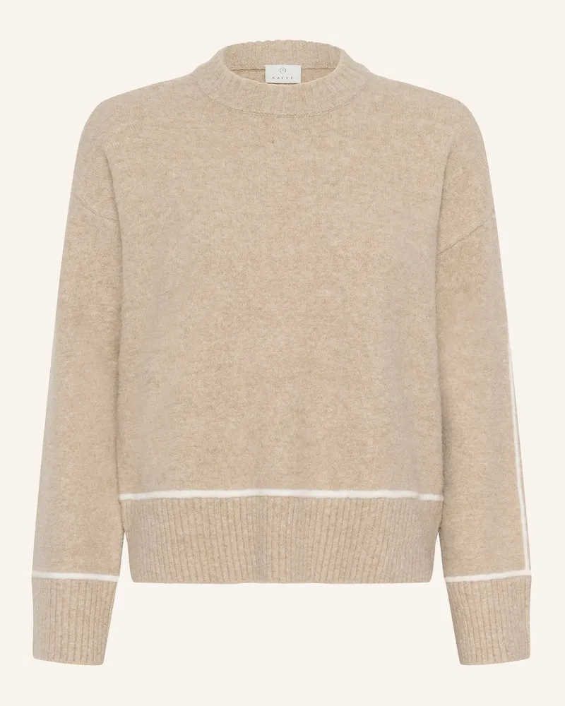 Kaffe Strickpullover KAJINIE Ecru