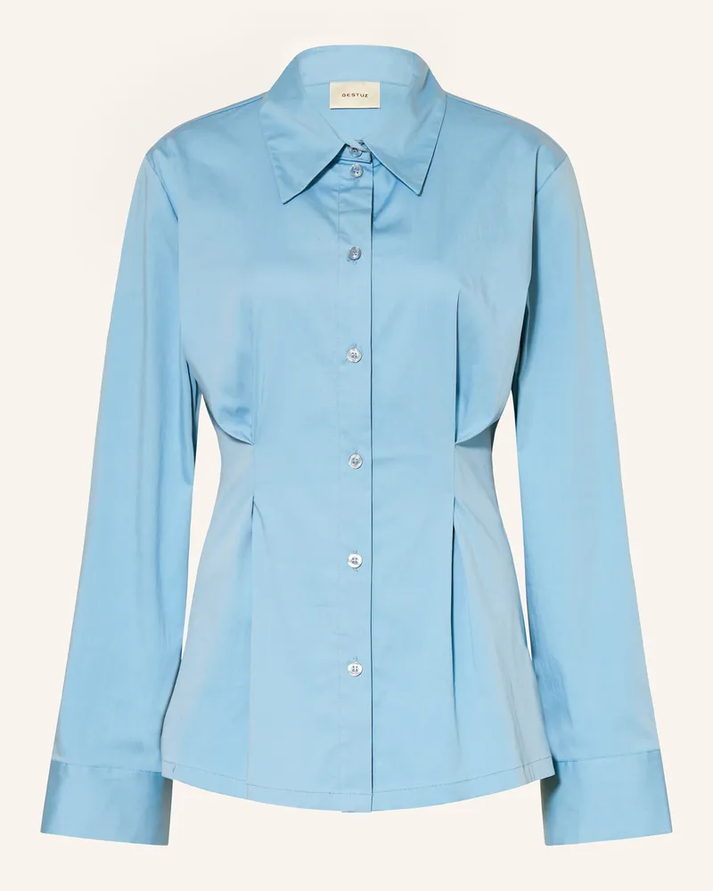Gestuz Hemdbluse Gzopy blau Hellblau
