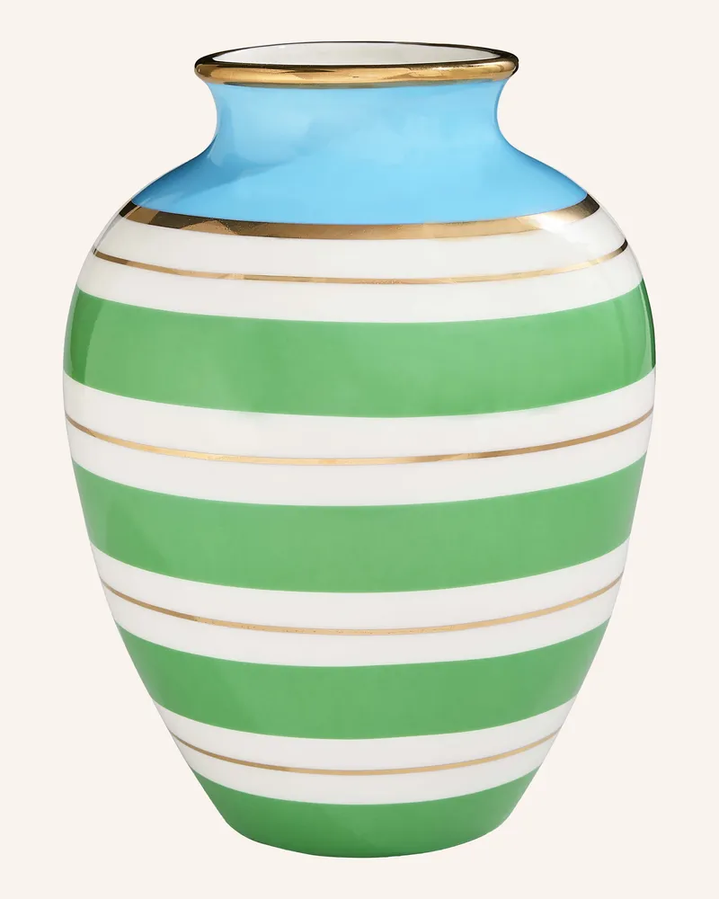 Jonathan Adler Vase Portofino Urn blau Grün