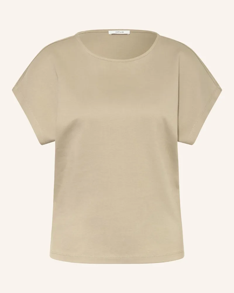 OPUS T-Shirt Suschel gruen Beige