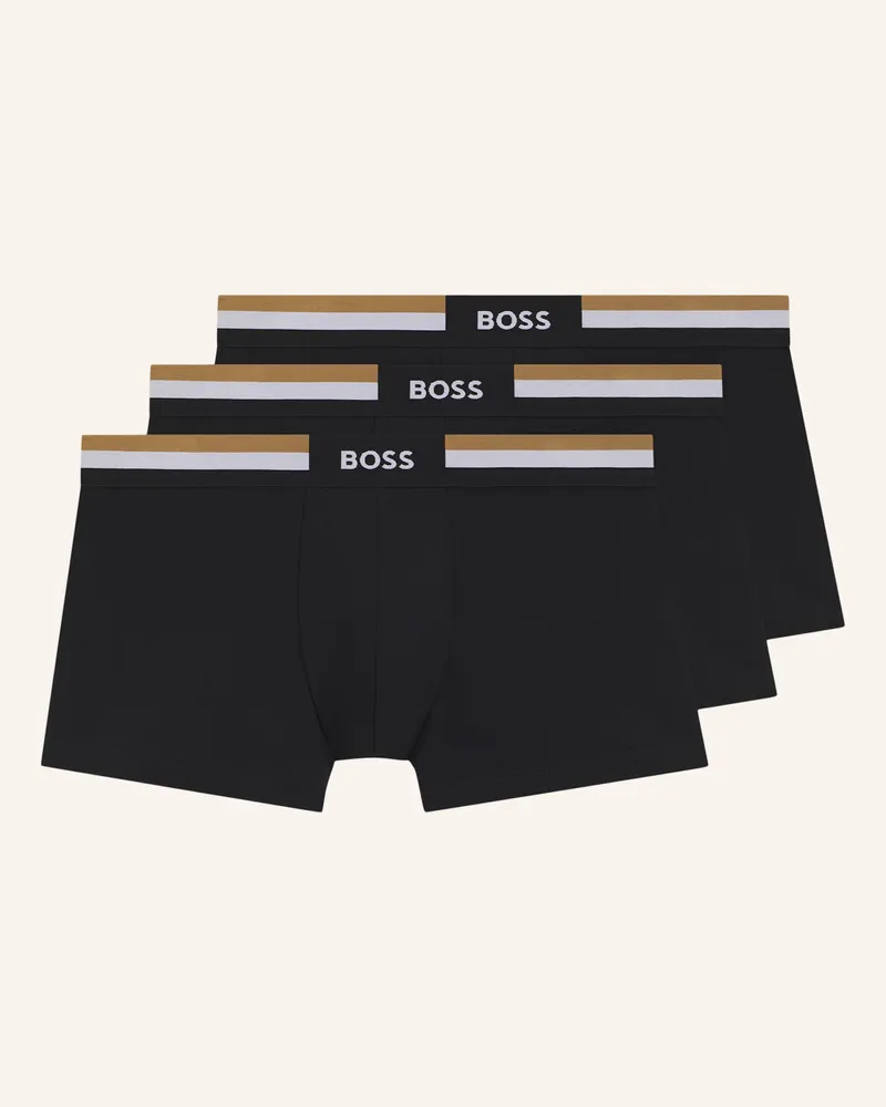 HUGO BOSS Boxershort TRUNK 3P MOTION Schwarz