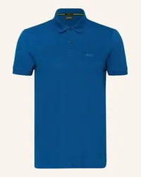 HUGO BOSS Piqué-Poloshirt PIO Regular Fit Blau