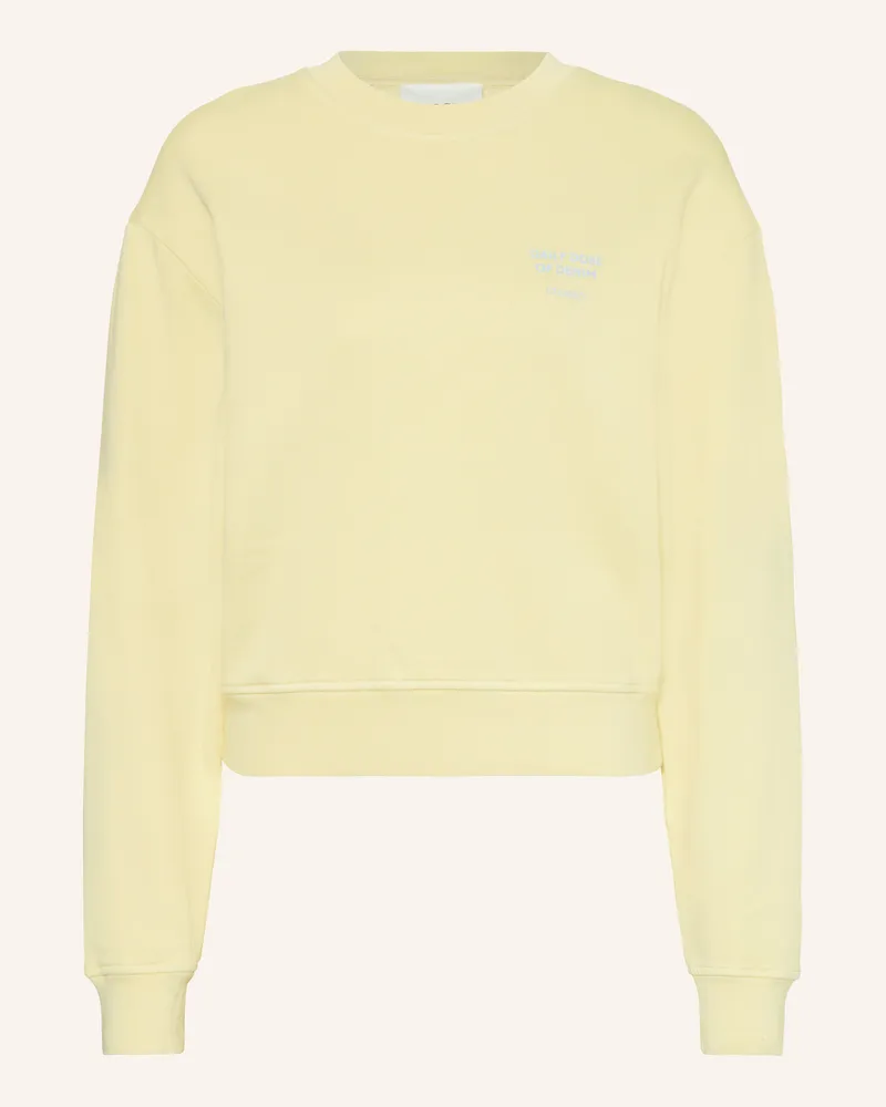 Closed Sweatshirt Hellgelb