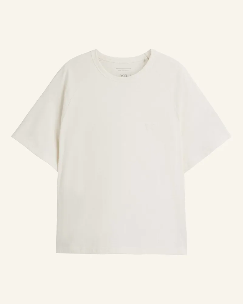 Y-3 Y-3 Kastiges T-Shirt weiss Weiss