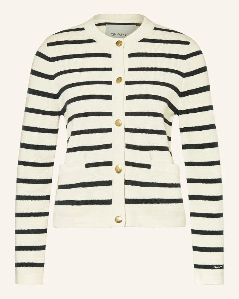 Gant Strickjacke Creme