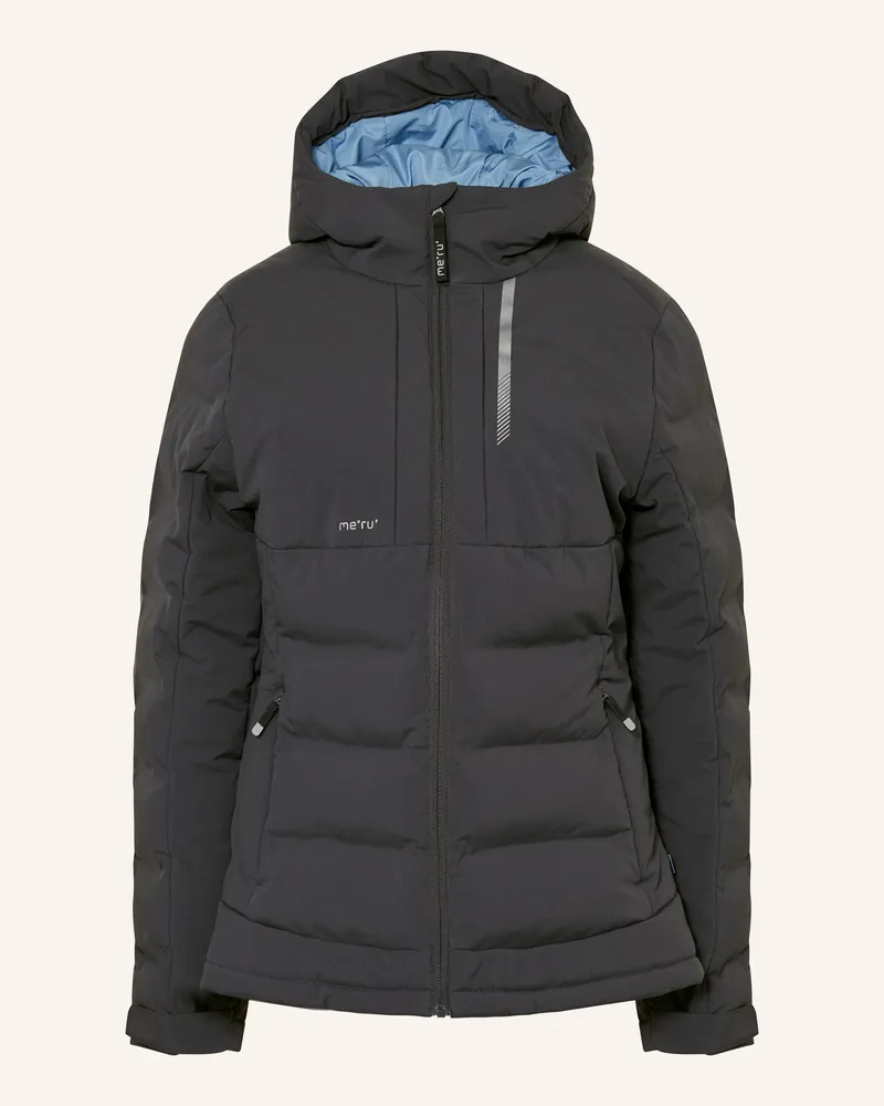 me°ru' Steppjacke GRÄNNA Dunkelgrau