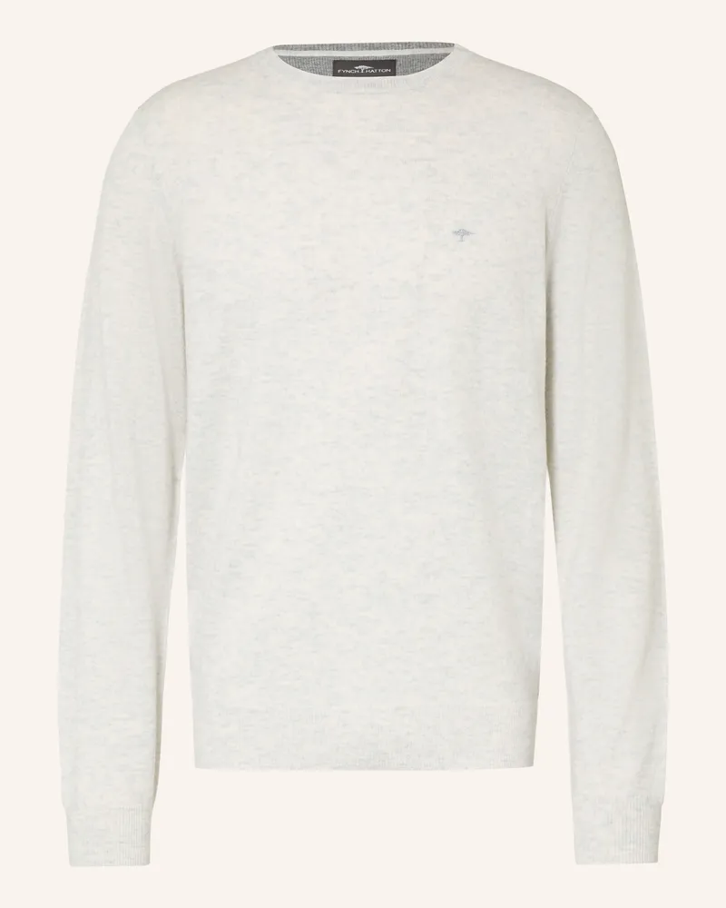 Fynch-Hatton Pullover weiss Hellgrau