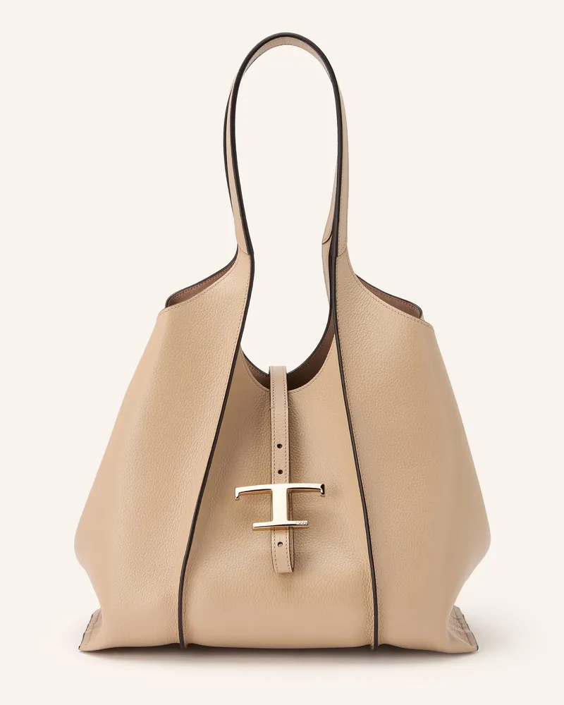 TOD'S Beuteltasche Mit Pouch beige Hellbraun