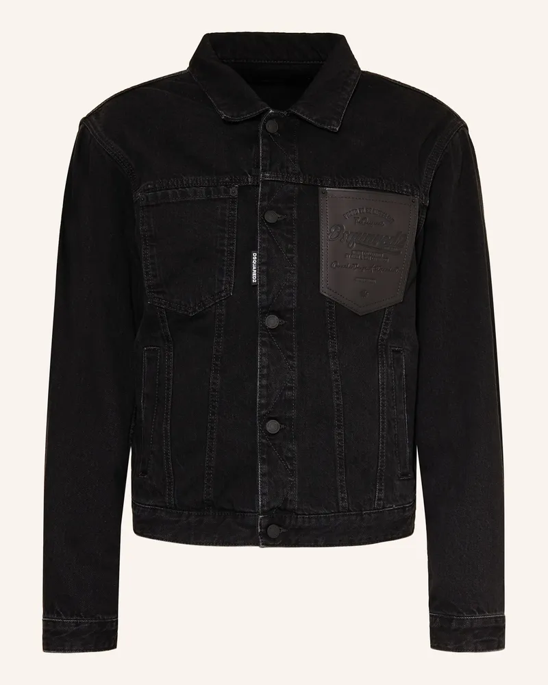 Dsquared2 Jeansjacke Schwarz