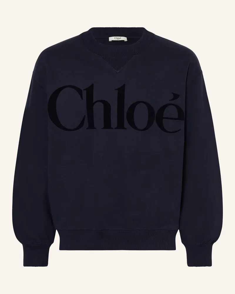 Chloé Sweatshirt blau Dunkelblau