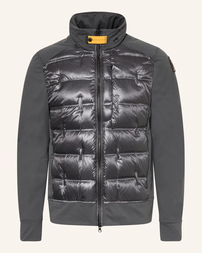 Parajumpers Daunenjacke Matty Im Materialmix grau Dunkelgrau