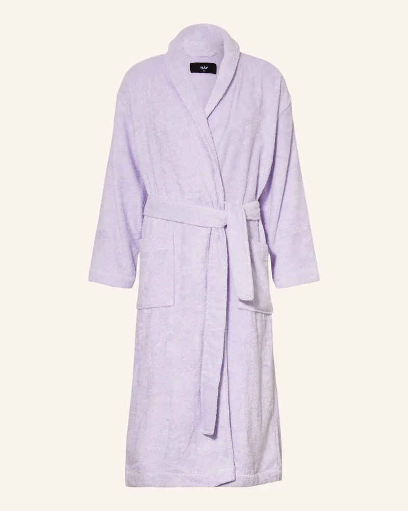 Hay Unisex-Bademantel MONO Helllila