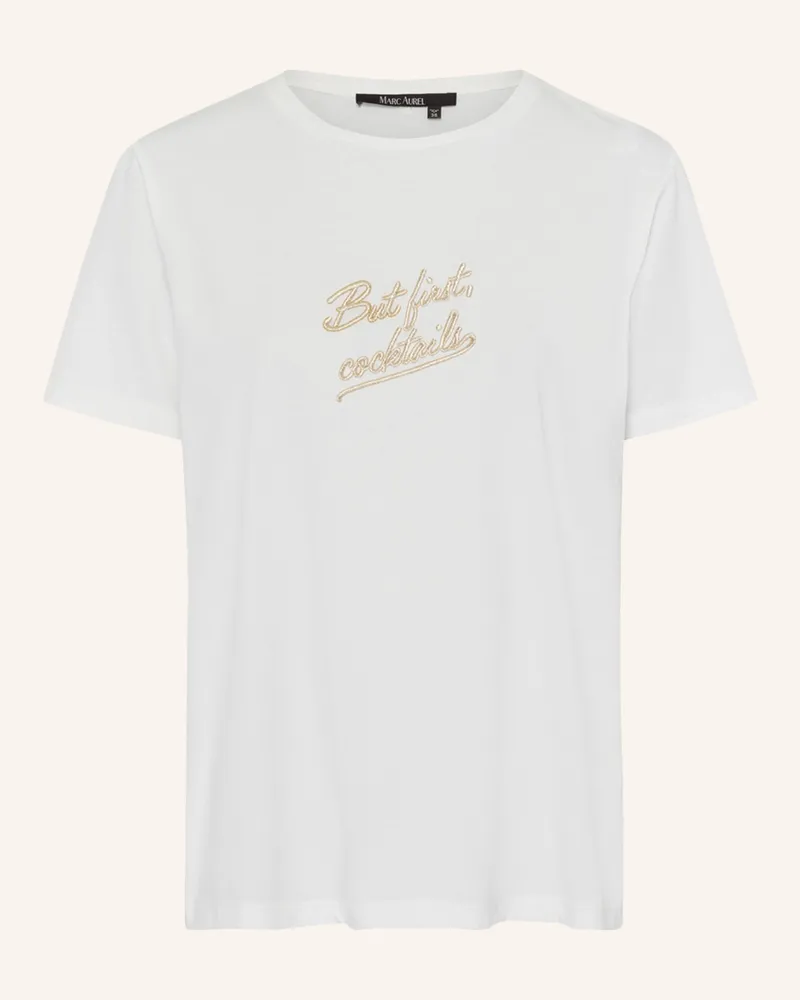 MARC AUREL T-Shirt weiss Weiss