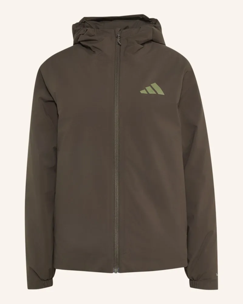 adidas Terrex Multi Essentials Climaproof Kapuzenjacke, Isolierend gruen Grün