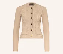 Strickjanker Donna beige