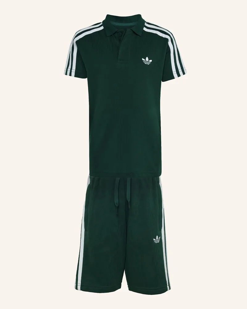 adidas POLO SHORT TEE SET Grün