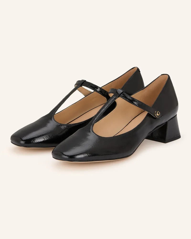 Coach Mary-Jane-Pumps Schwarz