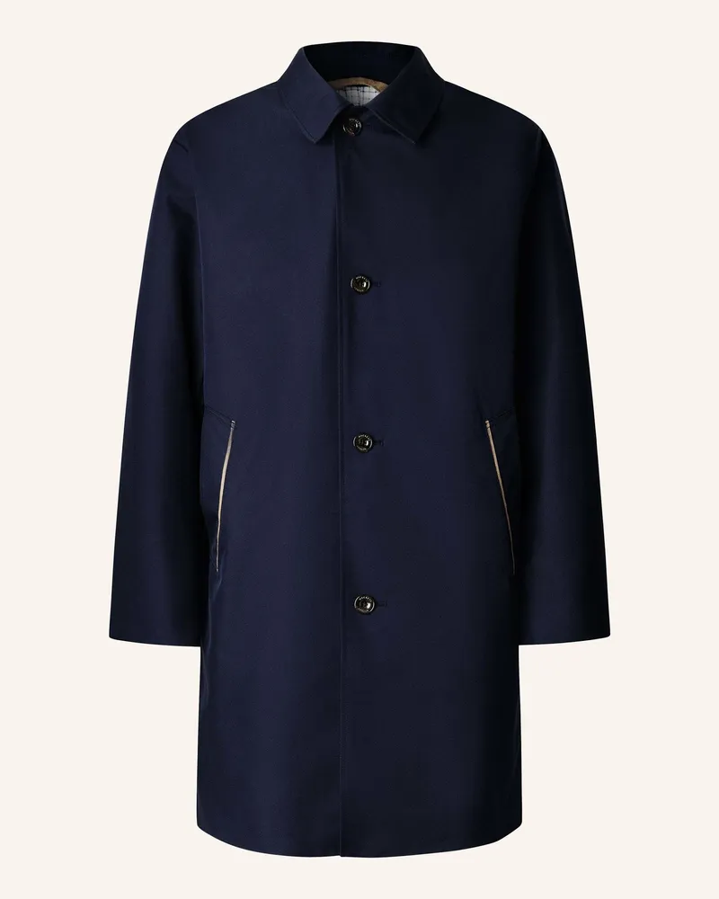 Hackett Trench Mantel Belgravia Mac blau Blau