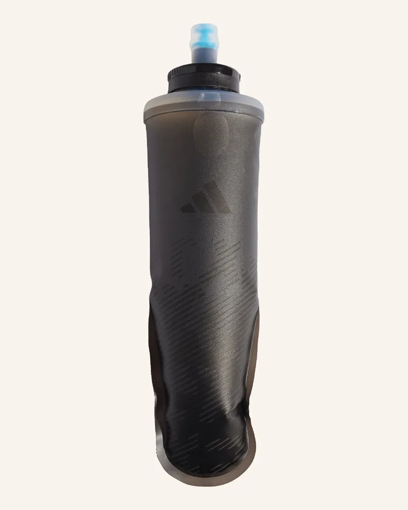 adidas Trinkflasche Soft Flask schwarz Dunkelgrau