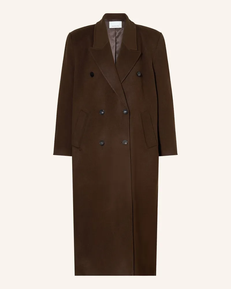 FRANKIE Shop Wollmantel Gaia braun Dunkelbraun