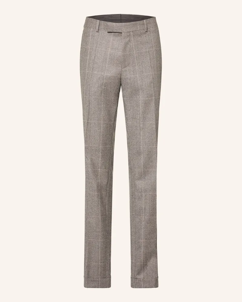 HUGO BOSS Anzughose Genius Slim Fit braun 248