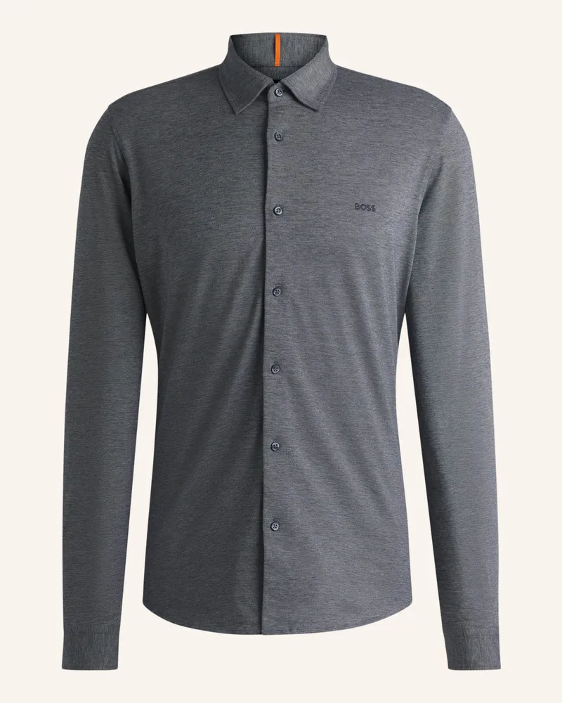 HUGO BOSS Hemd Slim Fit Dunkelblau