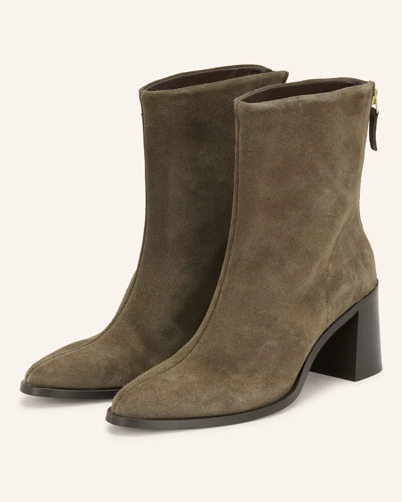 Mrs & HUGS Stiefeletten braun Taupe