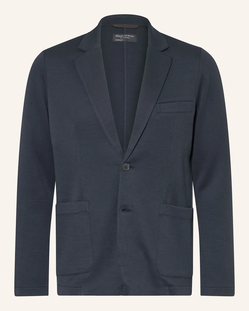 Marc O'Polo Jerseysakko Shaped Fit Dunkelblau