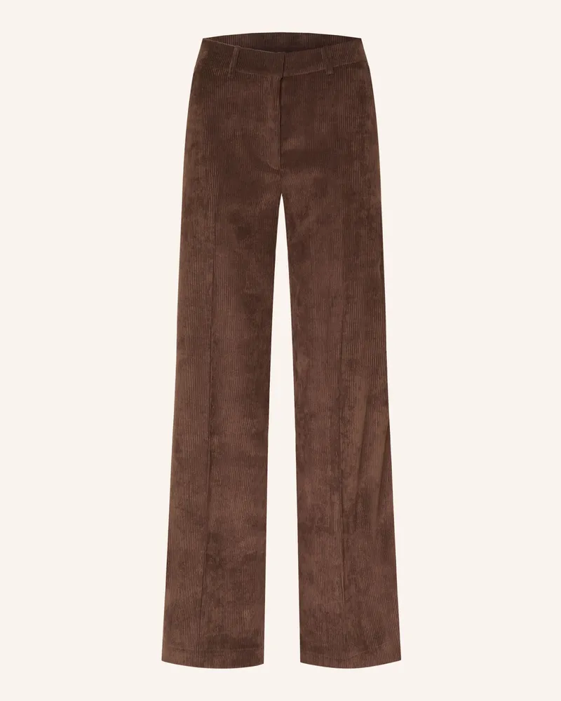 Rich&Royal Marlenehose Aus Cord braun Braun