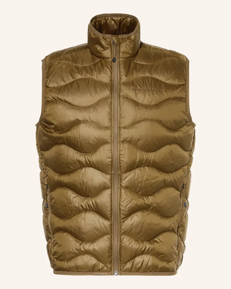 Peak Performance Daunenweste Helium gruen Khaki
