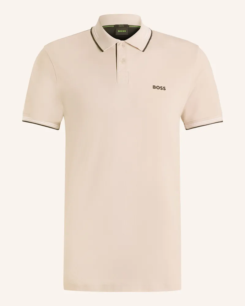 HUGO BOSS Piqué-Poloshirt PAUL Slim Fit Creme