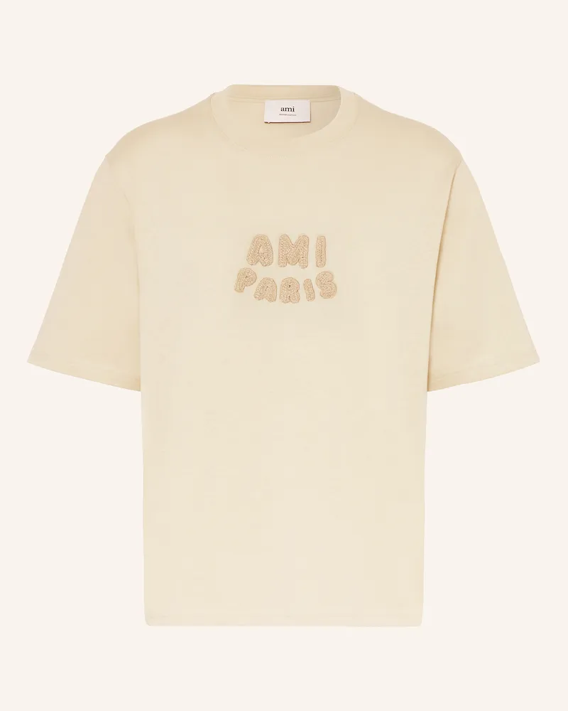 AMI Paris T-Shirt Hellbraun
