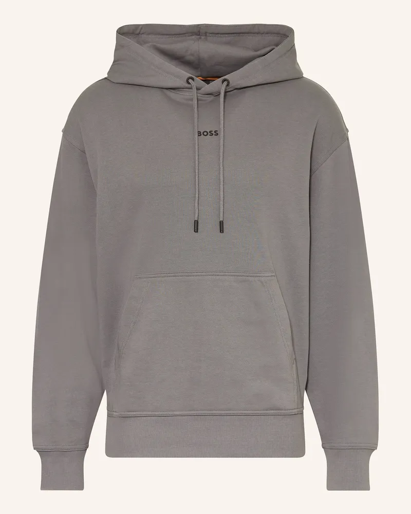 HUGO BOSS Hoodie WESMALLHOOD Grau