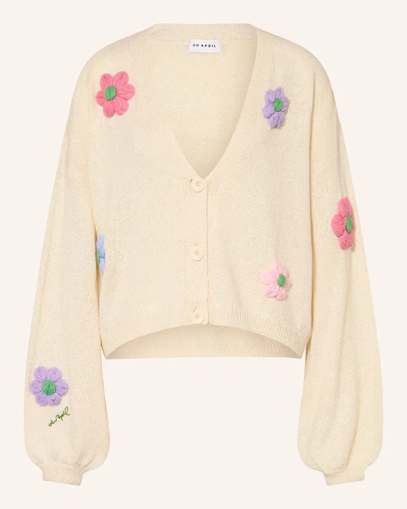 OH APRIL Strickjacke HARRIET Ecru